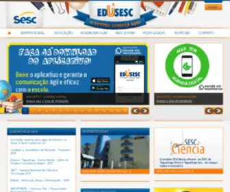 Edusesc.com.br(Portal EDUSESC) Screenshot