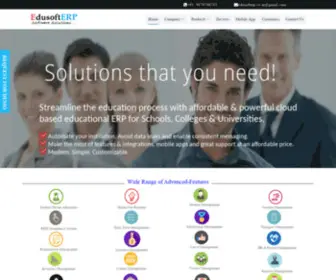 Edusofterp.co.in(Software solution for Educational Management) Screenshot