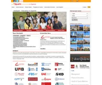 Eduspain.com(Education in Spanish) Screenshot