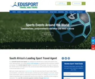 Edusport.co.za(Sport Travel Packages) Screenshot