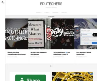 Edutechers.com(Education x Technology) Screenshot