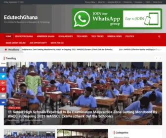 Edutechghana.com(Committed To Excellence In Education & Technology) Screenshot