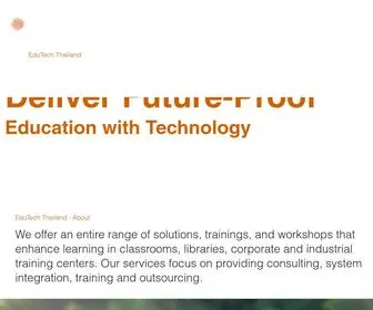 Edutechthailand.com(Edutech) Screenshot