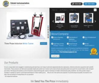 Edutekinstrumentation.com(Edutek Instrumentation) Screenshot