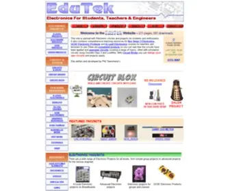 Edutek.ltd.uk(Electronic Projects) Screenshot