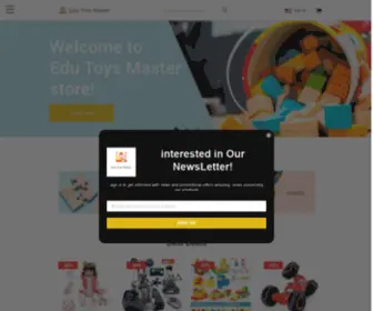 Edutoysmaster.com(Online shopping for Educational Toys with free worldwide shipping) Screenshot