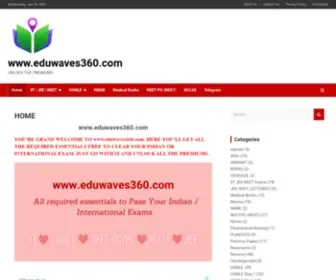 Eduwaves360.com(Usmle resources   united states medical licensing examination – study materials iit) Screenshot