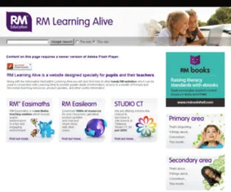 Eduweb.co.uk(RM Learning Alive) Screenshot