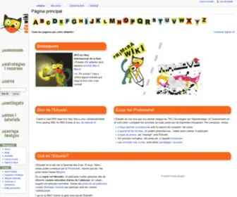 Eduwiki.cat(Pàgina principal) Screenshot