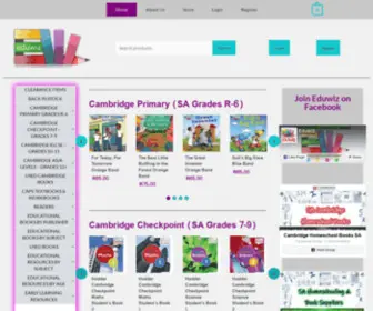 Eduwiz.co.za(New & Used Cambridge Books) Screenshot