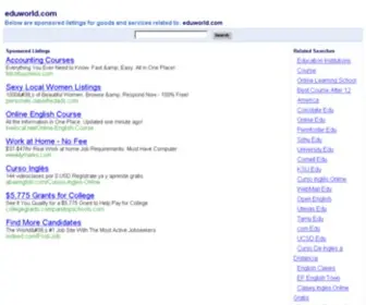 EduWorld.com(Education) Screenshot