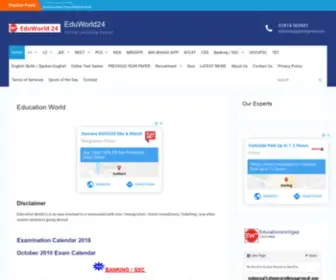 EduWorld24.com(Free exam preparation) Screenshot