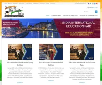 EduWorldwideindia.com(Education Fair) Screenshot