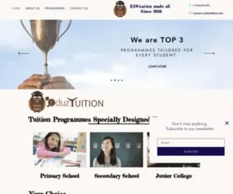 Eduztuition.com(EduZ Tuition) Screenshot