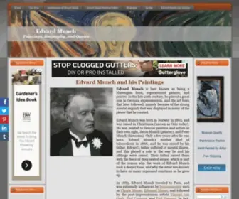 Edvardmunch.org(Edvard Munch) Screenshot