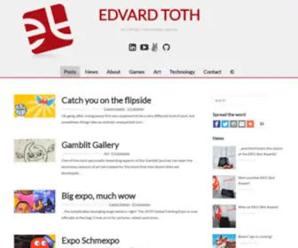 Edvardtoth.com(Edvard Toth) Screenshot