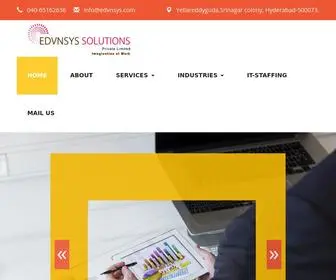 Edvnsys.com(EDVNSYS SOLUTIONS Responsive web template) Screenshot