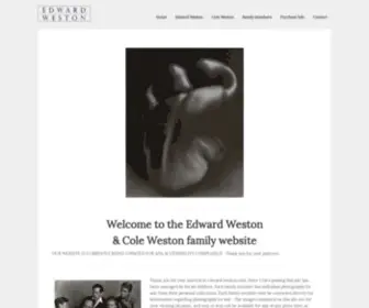 Edward-Weston.com(Edward Weston) Screenshot