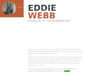 Edwardawebb.com(Eddie Webbinaro) Screenshot