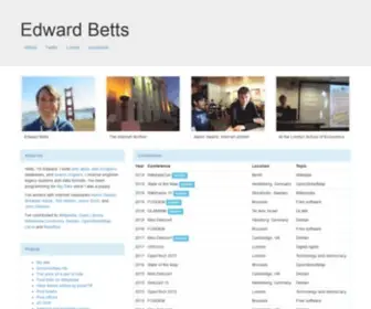 Edwardbetts.com(Edward Betts) Screenshot