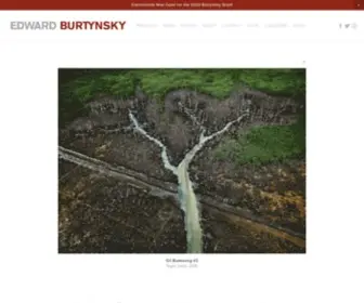 Edwardburtynsky.com(Edward Burtynsky) Screenshot