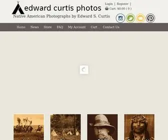 Edwardcurtisphotos.com(Native American Photographs by Edward S) Screenshot