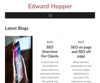 Edwardhopper.info(Edward Hopper) Screenshot