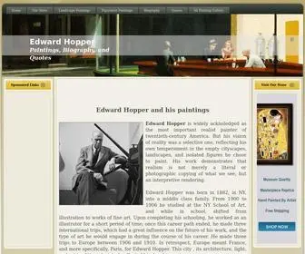 Edwardhopper.net(Edward Hopper) Screenshot