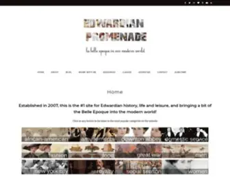 Edwardianpromenade.com(Your #1 source for Edwardian history) Screenshot