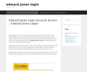 Edwardjoneslogin.org(Access Edward Jones Login with the official website which) Screenshot