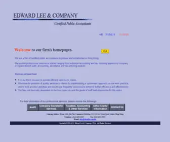 Edwardlee.com.hk(Edward Lee & Company CPA) Screenshot