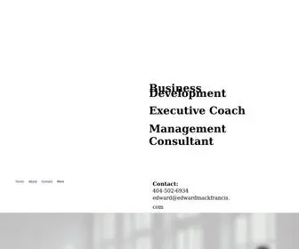 Edwardmackfrancis.com(Executive Coach) Screenshot