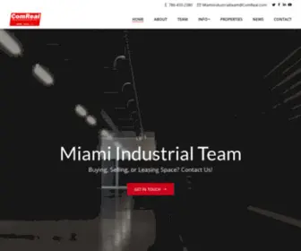 Edwardredlich.com(ComReal Miami Industrial Team) Screenshot