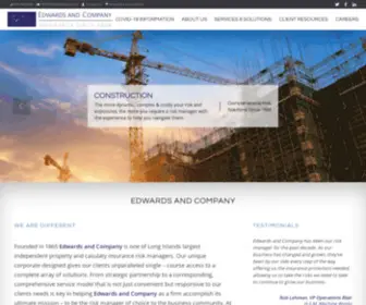 Edwardsandco.net(Founded in 1865 Edwards and Company) Screenshot