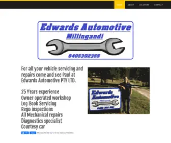 Edwardsautomotive.com.au(Edwards Automotive Millingandi) Screenshot