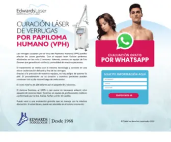 Edwardscuraciondeverrugasgenitalesconlaser.com(Curación de verrugas genitales con Láser) Screenshot