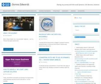 Edwardsdna.com(Sharing my Journey with Microsoft Dynamics 365 Business Solutions) Screenshot