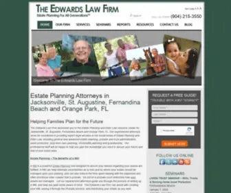 Edwardslawfirm.com(The Edwards Law Firm) Screenshot