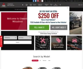 Edwardsmitsubishi.com(Mitsubishi Omaha) Screenshot