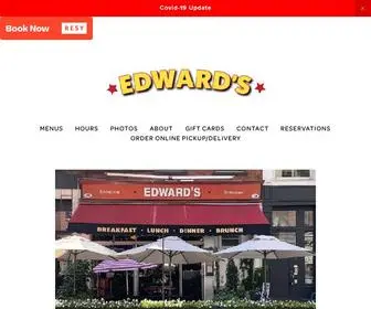 Edwardsnyc.com(Edward's Restaurant) Screenshot