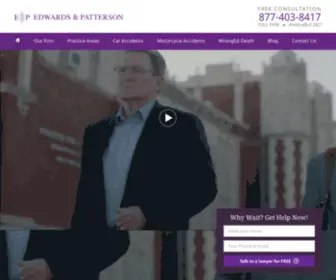 Edwardspattersonlaw.com(McAlester Personal Injury Attorney) Screenshot