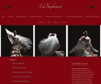 Edwardstephenson.com(Noche Flamenca Program Navigate to) Screenshot