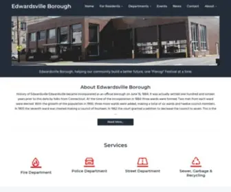 Edwardsvilleborough.com(Edwardsville Borough) Screenshot