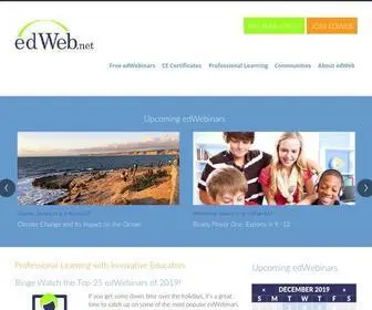 Edweb.net(A professional online community for educators) Screenshot