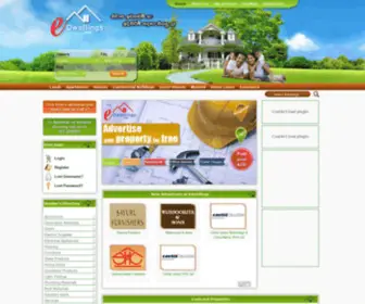 Edwellings.com(Sri Lanka's First Home Makers Portal) Screenshot