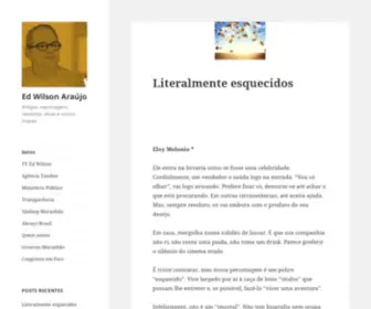 Edwilsonaraujo.com(Ed Wilson Araújo) Screenshot