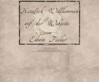 Edwin-Fecker.de(Willkommen auf der Webseite von Edwin Fecker) Screenshot