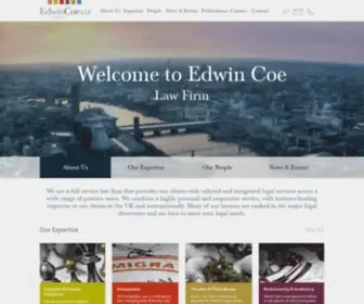 Edwincoe.com(Edwin Coe) Screenshot