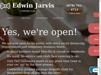 Edwinjarvis.com(Edwin Jarvis CoWork Club) Screenshot