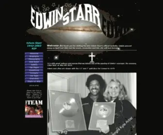 Edwinstarr.info(The Official Edwin Starr website) Screenshot
